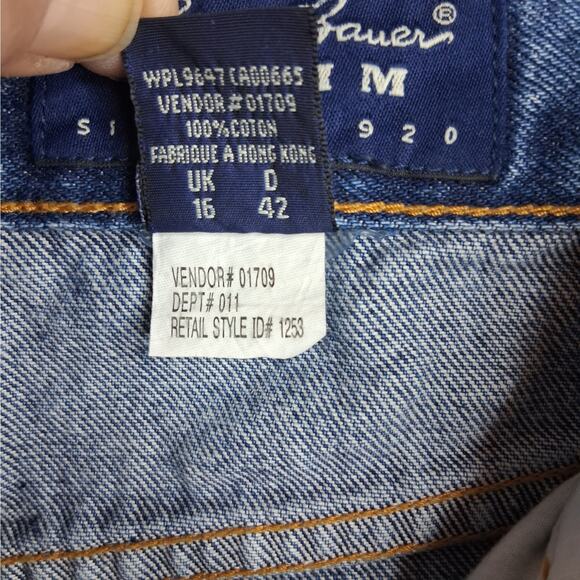 Eddie Bauer Mom Blue Jeans Women's 12 100% Cotton Hi-Rise Denim Vintage - Picture 5 of 13